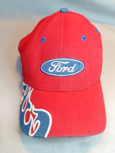 NASCAR Ford Racing Team Red Hat w/ Flames Vintage 2005 - £11.12 GBP