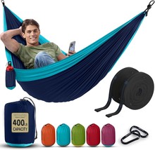 Strong Hammock (400 Lb Capacity) - Portable Nylon Camping Hammock, Medium). - $31.93