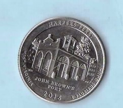 2016 D Harper&#39;s Ferry National Parks Washington Quarter - Circulated Lig... - £0.97 GBP