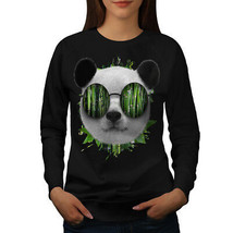 Wellcoda Cute Panda Bear Womens Sweatshirt, Cool Casual Pullover Jumper - £23.52 GBP+