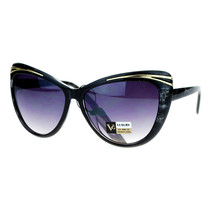 Oversized Cateye Sunglasses Womens Designer Fashion Frame UV 400 - £7.95 GBP