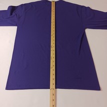 Jerzees Dri-Power TIGER PRIDE Men's Purple Cotton Blend T-Shirt Long Sleeve Sz M image 10