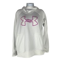 Under Armour Women&#39;s Loose Coldgear White Pullover Hoodie Size Small - £22.35 GBP