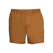 George Men's 5" Flat Front Shorts, Brown Size XL(40-42) - $17.99