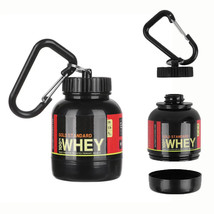 100/200ML Portable Mini Protein Powder Bottle with Keychain Health Funnel - £0.83 GBP