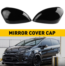 Rearview Mirror Cover Side Wing Mirror Caps Fit for Ford Fiesta Mk7 2008... - £27.07 GBP