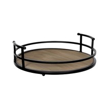 Stratton Home Decor Metal And Wood Tray - Farmhouse Round, Housewarming ... - $637.46 MXN