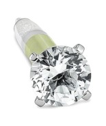 Light Green Crystal Filled Ballpoint Pen with 20mm Crystal Gemstone Top - $49.93