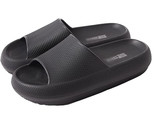 32 Degrees Women&#39;s Size X-Large (11-12) Cushion Slide Shower Sandal, Black - $13.99