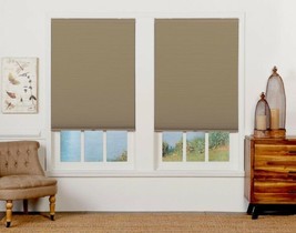 CUT TO WIDTH 1.5&quot; Blackout Cordless Cellular Shade - Sand QESN - £39.84 GBP