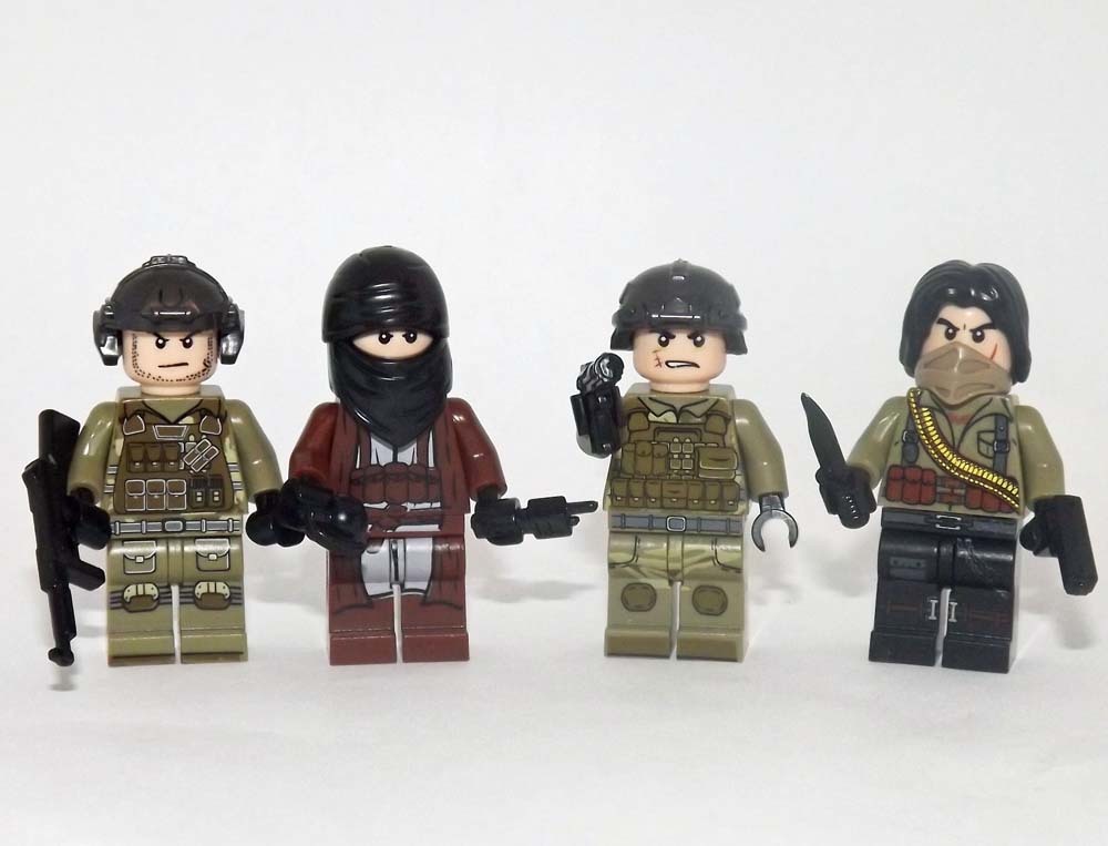 Terrorist Special Forces Army Military Group 2 Set Custom Minifigures - $26.96