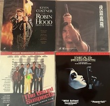LaserDisc Lot Of 4 The Usual Suspects, Dead Presidents, Robin Hood, Full... - $338.62 MXN