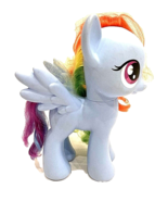 Rainbow Dash My Little Pony Large Figure Plastic Head Turns MLP Toy 2013 8&quot; - £3.40 GBP