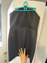 TOPSHOP sleeveless Zip Dress Black Size 40 - £13.78 GBP