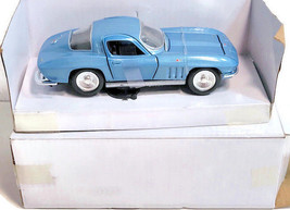 New Ray Blue 1966 Chevrolet Corvette SS-51430 1/32 Scale Diecast Model Car - £21.22 GBP