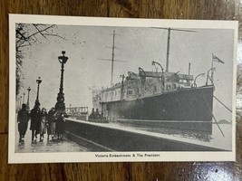 WW2 WWII Postcard Victoria Embankment &amp; The President Vintage Collectabl... - $5.89
