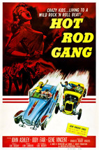 Jody Fair and Gene Vincent in Hot Rod Gang Rock N&#39; Roll Classic Cars Racing 24x1 - £18.91 GBP