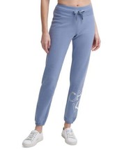 Calvin Klein Womens Performance Remix Sweatpants Color Beau Blue Size Me... - $42.79