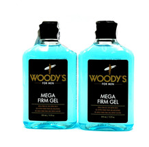 Woody&#39;s For Men Mega Firm Gel For Super Hold 12 oz-2 Pack - £28.69 GBP