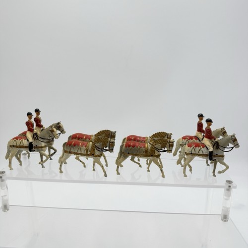 Britains LTD QUEEN ELIZABETH CORONATION 1953 England Metal Horses Set of 8 Item image 8