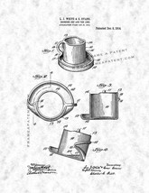 Drinking Cup Patent Print - Gunmetal - £6.43 GBP+