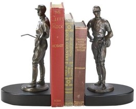 Bookends Equestrian Jockey Weigh-In Traditional Hand Painted OK Casting USA - £243.01 GBP