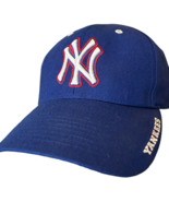 VTG Yankees Royal Blue w/ Red Lined White Logo Twins Enterprises Wool Bl... - $25.19