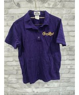 Antigua Women CROWN ROYAL Golf Purple Polo Golf Shirt Small Purple Clean - $361.56 MXN