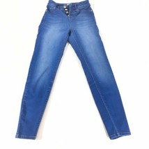 No Boundaries Juniors Jeans High Rise Sculpting Skinny Size 5 Blue Cotton Blend - £6.01 GBP