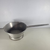 Kitchen Antique Galvanized 10&quot; Tin Handled Pot Sifter Strainer - $21.95