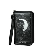7 Inch Moon And Death Tarot Cards Vinyl Detachable Strap Wrist Wallet ID... - £33.10 GBP