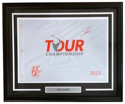 Jon Rahm Signé Encadré 2023 Pga Tour Championnat Golf Drapeau JSA - £305.59 GBP