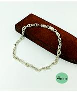 Figure 8 Chain Bracelet 925 Sterling Silver, Handmade Unisex Marine Brac... - £36.05 GBP