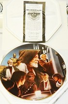Star Wars Obi-Wan Kenobi Heroes &amp; Villains Ceramic Plate 1996 with Box and COA - £15.53 GBP