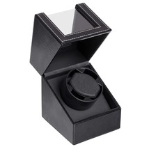 Automatic Single Watch Winder with Durable Watch Leather Pillow Stable P... - £33.62 GBP