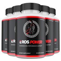 Eros Power Pills, All Natural Formula for Men ErosPower Supplement (5 Pack) - £45.59 GBP