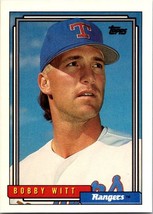 1992 Topps Bobby Witt #675 Texas Rangers Baseball Card - $1.77