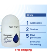 Perspirex Strong Antiperspirant Roll-On 20ml Body Fresh Free Shipping TO... - $32.18