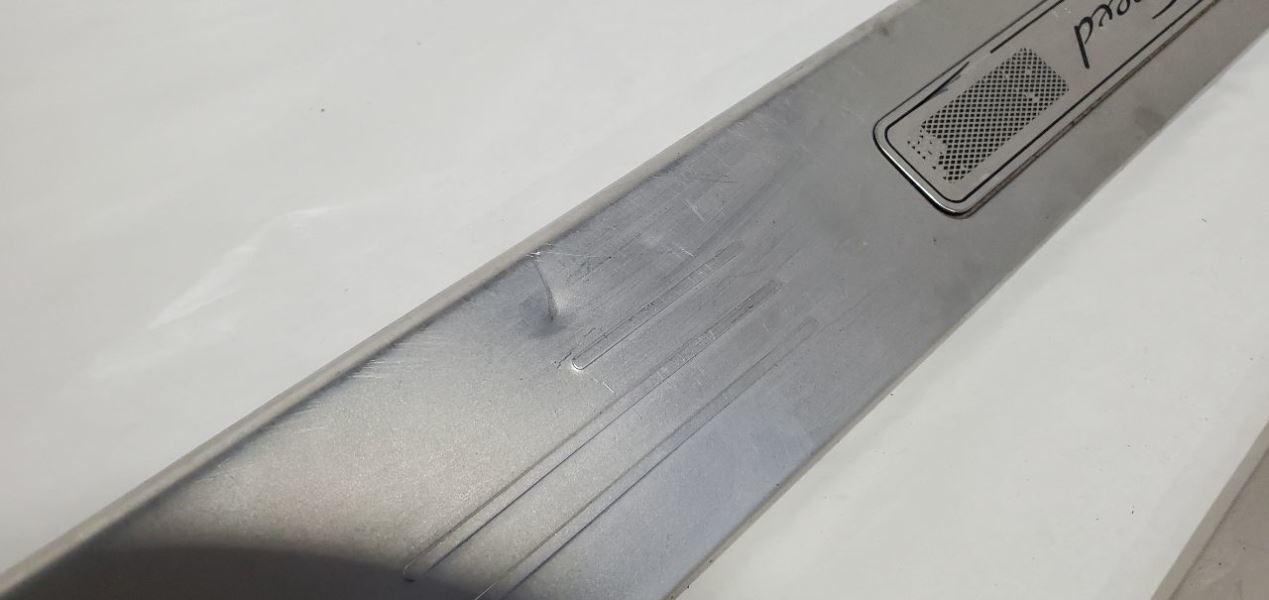 Pair of Aluminum "Speed" Doorsills OEM 2010 Bentley Continental GT Item image 3