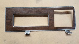 1973 Mercury Marquis Brougham A/C Air Conditioner Heat Metal Wood Grain Bezel - £18.60 GBP