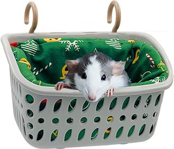 Small Animals Removable Nest Mat for Hamster, Sugar Glider, Rat (Small, Christma - £31.17 GBP