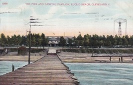 Pier Dancing Pavilion Euclid Beach Cleveland Ohio OH Postcard D45 - £2.34 GBP