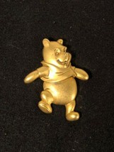 Winnie The Pooh Gold Tone Hinged Dancing Bear Vintage Disney Brooch Lape... - £30.94 GBP