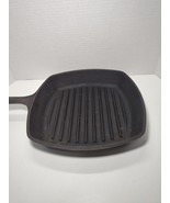 Lodge USA P12SGR 12&quot; Square Cast Iron Griddle Skillet Grill Pan Ribbed 2... - $28.70