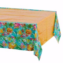 Sponge Bob Square Pants Plastic Table Cover Birthday Party Supplies 54 x 96&#39; New - £5.43 GBP