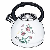 ARC Tea Kettle White flower pattern Stovetop Tea kettle,Stove Tea Pot Wh... - £40.41 GBP+