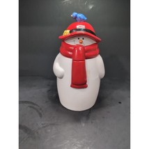 Houston Harvest Ceramic Snowman Cookie Jar, Snowman Container, Christmas... - $17.82