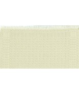 Artisan Handwoven Mini Rug/Table Mat 10.5&quot; x 11.5&quot; Natural #28, Bombyx Silk - $95.00