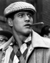 Paul Newman in Somebody Up There Likes Me iconic in cap and cigar 16x20 Canvas - £56.08 GBP