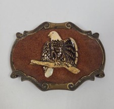 Raintree Vintage 1978 Bald Eagle Head Belt Buckle Metal - £23.35 GBP